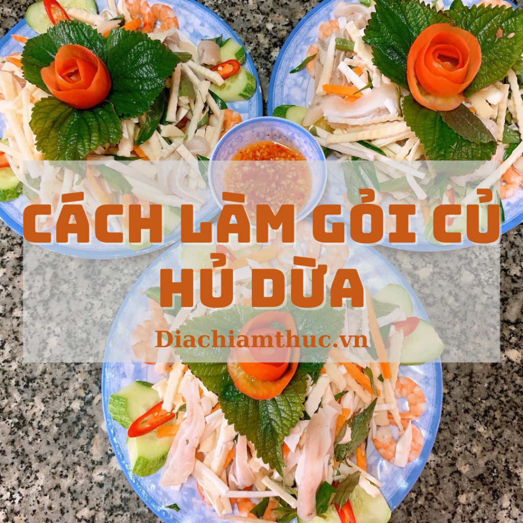 Cách làm gỏi hủ dừa