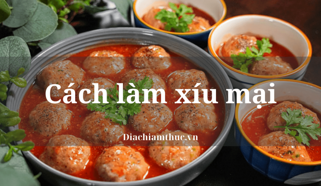 Cách làm xíu mại