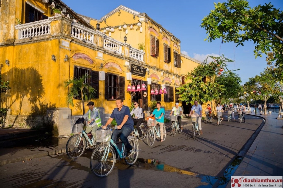 Xe đạp là phương tiện tuyệt vời nhất để di chuyển ở đây