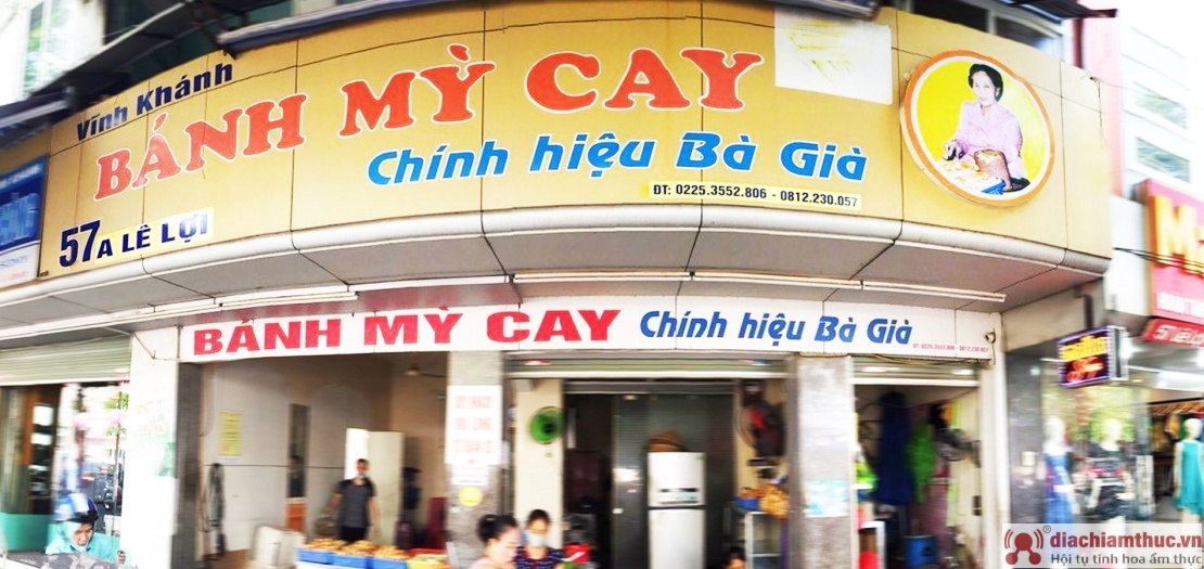 Bánh mỳ cay chính hiệu Bà Già tại Hải Phòng