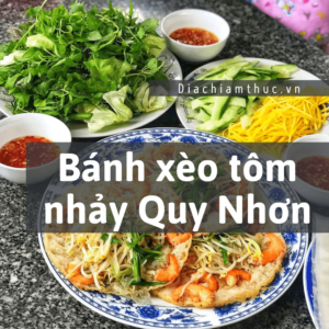 Bánh xèo tôm nhảy Quy Nhơn