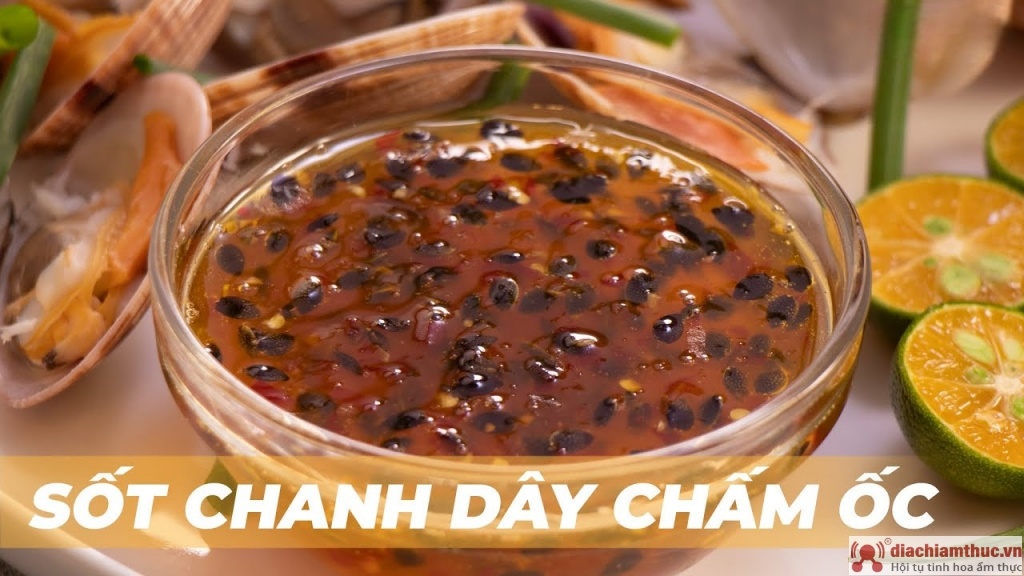 Pha nước chấm ốc chanh dây