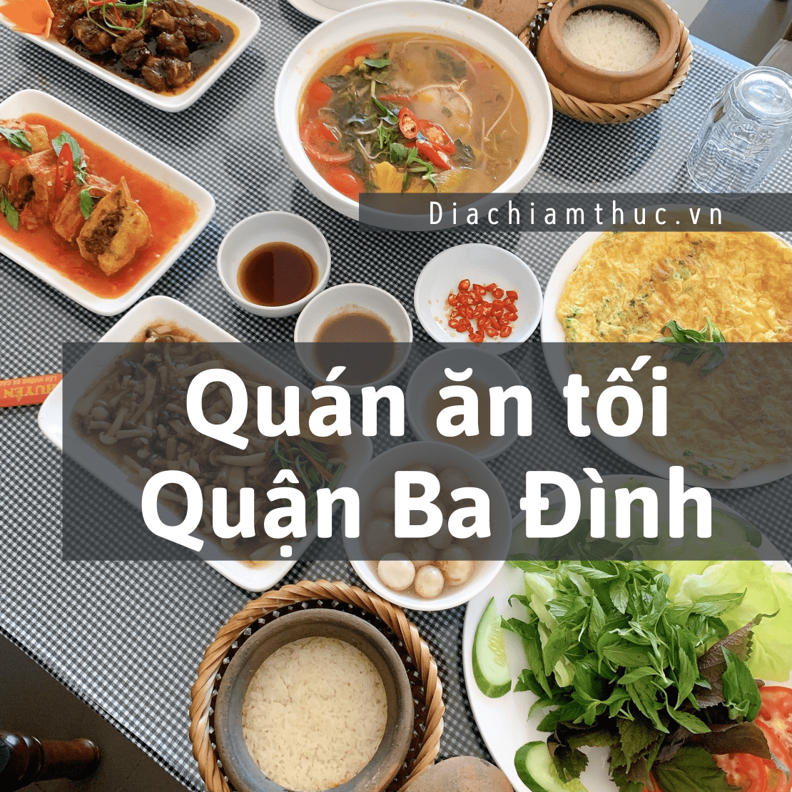 Quán ăn tối Quận Ba Đình