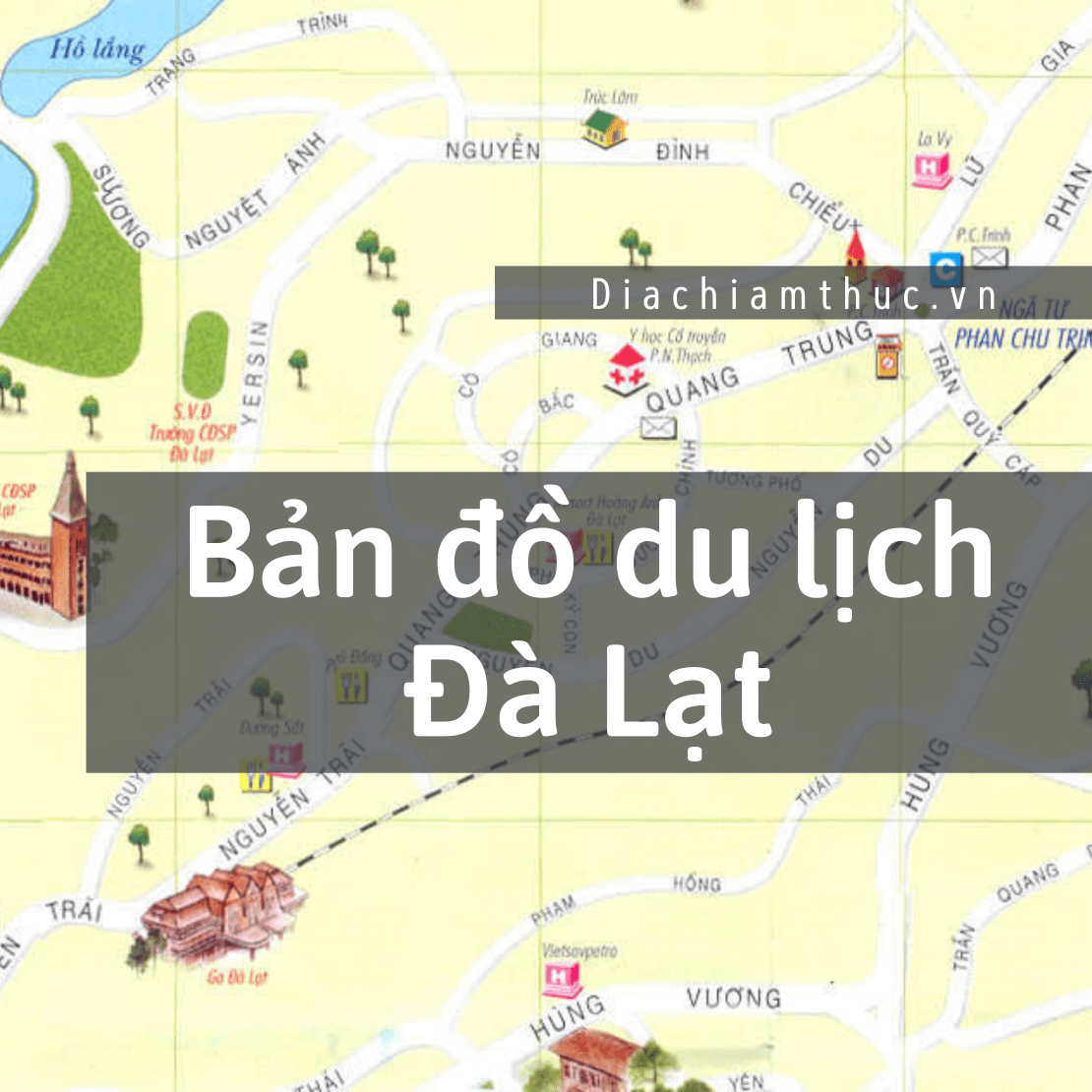 Bản đồ du lịch Đà Lạt