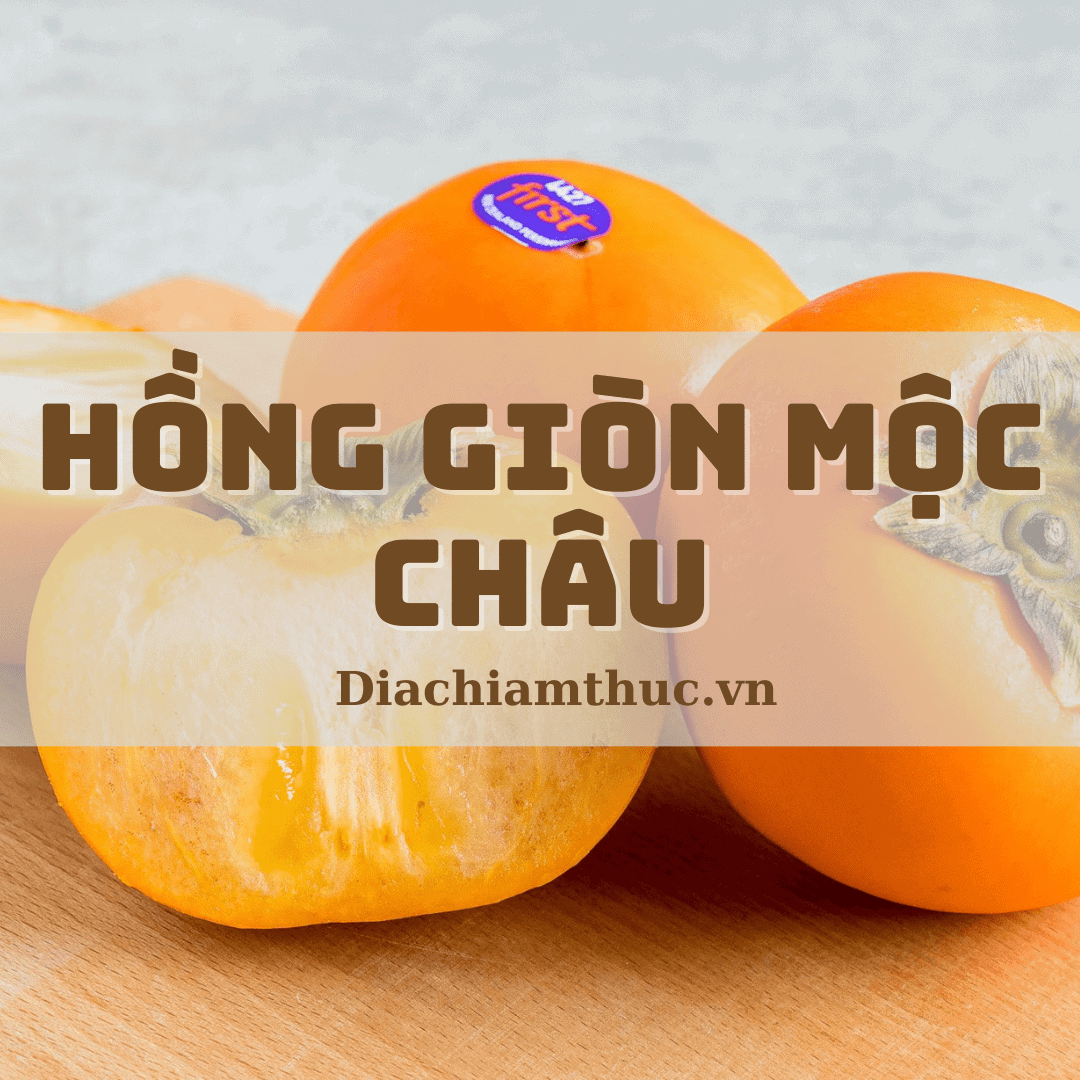 Hồng giòn Mộc Châu