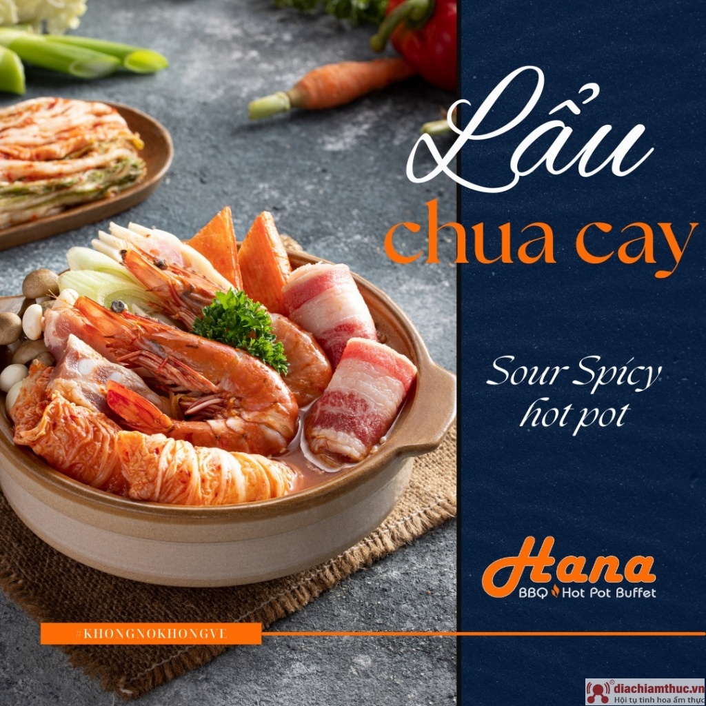 Lẩu chua cay Hana Buffet