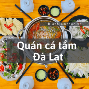 Quán cá tầm Đà Lạt