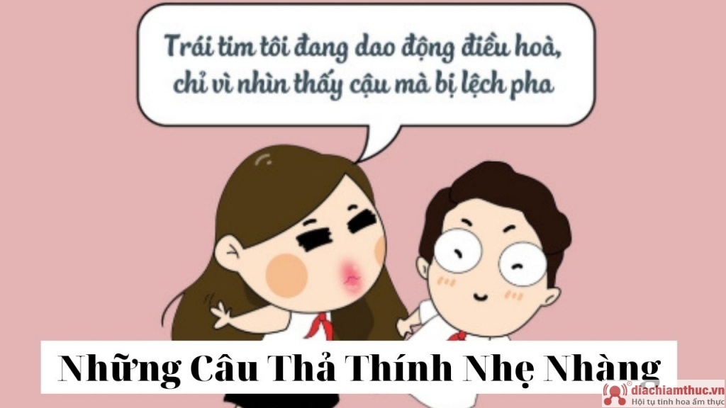 Những câu Stt thả thính nhẹ nhàng