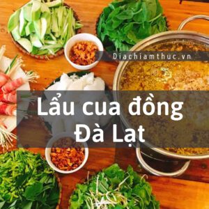 Lẩu cua đồng Đà Lạt