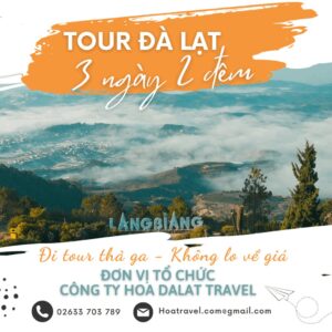 Tour Đà Lạt 3 ngày 2 đêm