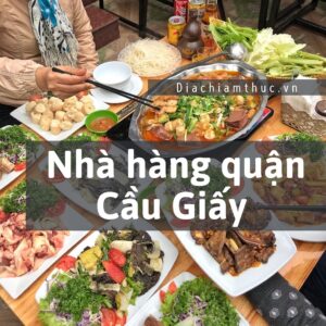 Nhà hàng quận Cầu Giấy