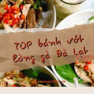 Bánh ướt lòng gà Đà Lạt