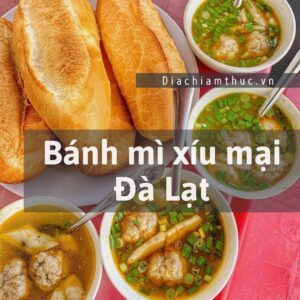 Bánh mì xíu mại Đà Lạt