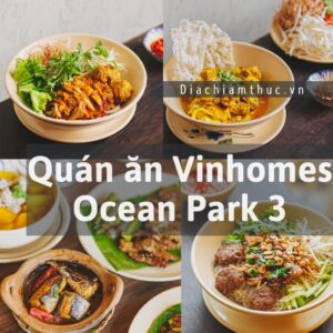 Quán ăn Vinhomes Ocean Park 3